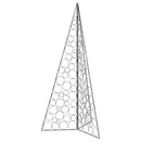 Metal juletræ KUOPIO 210 cm Stål Sort