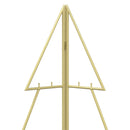 Metal juletræ KUOPIO 140 cm Stål Guld