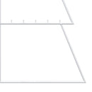Metal juletræ KUOPIO 140 cm Stål Hvid