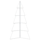 Metal juletræ KUOPIO 140 cm Stål Hvid