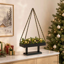 Metal juletræ KUOPIO 60 cm Stål Sort