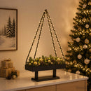 Metal juletræ KUOPIO 60 cm Stål Sort