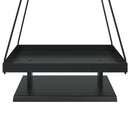 Metal juletræ KUOPIO 210 cm Stål Sort