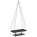 Metal juletræ KUOPIO 210 cm Stål Sort