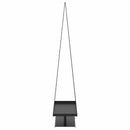 Metal juletræ KUOPIO 210 cm Stål Sort
