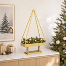 Metal juletræ KUOPIO 60 cm Stål Guld