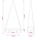 Metal juletræ KUOPIO 180 cm Stål Hvid