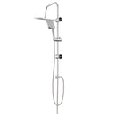 Brusesystem med bruserhoved Krom Rustfrit stål 48 x 30 x 100 cm