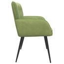 2-personers sofa med metalben 2-personers Lys grøn Fløjl