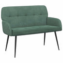 2-personers sofa med metalben 2-personers Havgrøn Fløjl