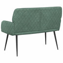 2-personers sofa med metalben 2-personers Havgrøn Fløjl