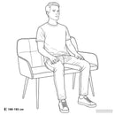 2-personers sofa med metalben 2-personers Havgrøn Fløjl