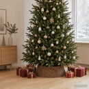 Juletrækrave Rund Brun Ø 90 x 28 cm Vandhyacint