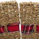 Juletrækrave Rund Naturfarvet Dia. 60 x 22 cm Søgræs