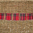 Juletrækrave Firkantet Naturfarvet 60 x 60 x 28 cm Søgræs