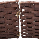 Juletrækrave Rund Mørk Brun Dia. 60 x 22 cm polyrattan