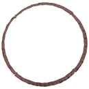 Juletrækrave Rund Mørk Brun Dia. 75 x 25 cm polyrattan