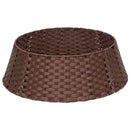 Juletrækrave Rund Mørk Brun Dia. 105 x 28 cm polyrattan