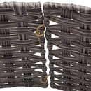 Juletrækrave Rund Grå Dia. 90 x 28 cm polyrattan