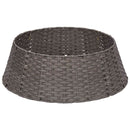 Juletrækrave Rund Grå Dia. 90 x 28 cm polyrattan