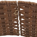 Juletrækrave Rund Lys Brun Dia. 105 x 28 cm polyrattan
