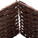 Juletrækrave Firkantet Mørk Brun 50 x 50 x 25 cm polyrattan