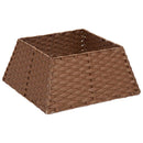 Juletrækrave Firkantet Lys Brun 70 x 70 x 28 cm polyrattan