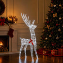 3D Jule Rensdyr LOVIISA 300 LED'er Kold hvid 70 x 26 x 128 cm