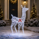 3D Jule Rensdyr LOVIISA 285 LED'er Kold hvid 70 x 26 x 100 cm