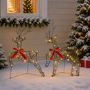 Jule Rensdyr 2 stk. 40 LED'er Varm hvid