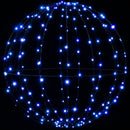 Julefinial lys 120 LED'er Blå Diameter 40 x 42 cm