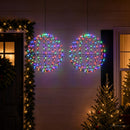 Julefinial lys 2 stk. 240 LED'er RGB Diameter 40 x 42 cm