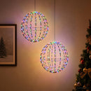 Julefinial lys 2 stk. 320 LED'er RGB Diameter 50 x 52 cm