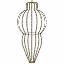 Julefinial lys 2 stk. 640 LED'er Varm hvid Dia. 40 x 75 cm