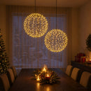 Julefinial lys 2 stk. 1900 LED'er Varm hvid Diameter 60 x 63 cm