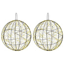 Julefinial lys 2 stk. 1900 LED'er Varm hvid Diameter 60 x 63 cm