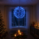 Julefinial lys 200 LED'er Blå Diameter 20 x 22 cm