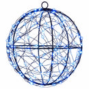 Julefinial lys 200 LED'er Blå Diameter 20 x 22 cm