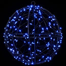Julefinial lys 200 LED'er Blå Diameter 20 x 22 cm