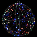 Julefinial lys 200 LED'er Flerfarvet Diameter 20 x 22 cm