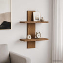 Væghylde Gammelt træ 30 x 13.5 x 43 cm Konstrueret træ