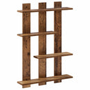 Væghylde Gammelt træ 61 x 13,5 x 88 cm Konstrueret træ