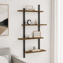 Væghylde Røget eg 61 x 13,5 x 105,5 cm Konstrueret træ
