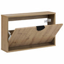 Sko skab VENRAY 70 x 17 x 43 cm Konstrueret træ Artisan-eg