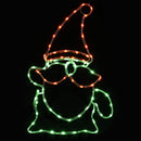 LED-nisse LOVIISA 80 LED'er Flerfarvet og 38 x 60 cm