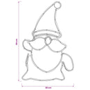 LED-nisse LOVIISA 80 LED'er Flerfarvet og 38 x 60 cm