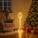 LED-gadelygte til jul LOVIISA 160 LED'er Varm hvid