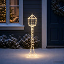 LED-gadelygte til jul LOVIISA 160 LED'er Varm hvid