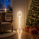 LED-gadelygte til jul LOVIISA 160 LED'er Kold hvid