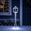LED-gadelygte til jul LOVIISA 160 LED'er Kold hvid